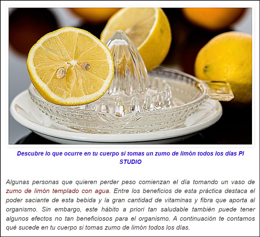  Zumo de agua con limón todos los días: Pros y contras